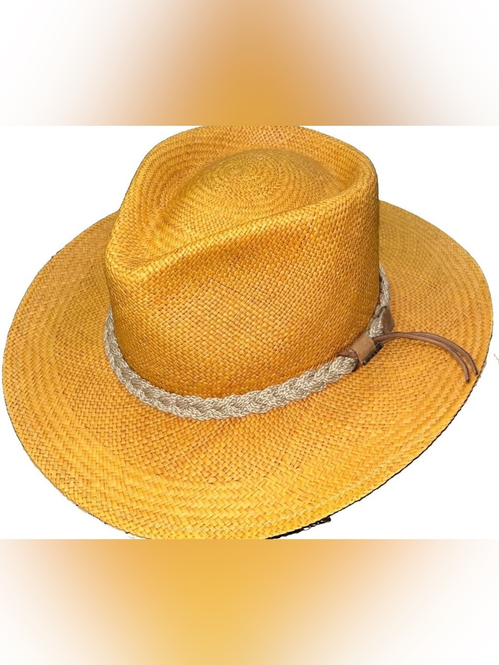 Scala Panama Outback Taos Hat Men’s XL Handwoven Straw in Ecuador